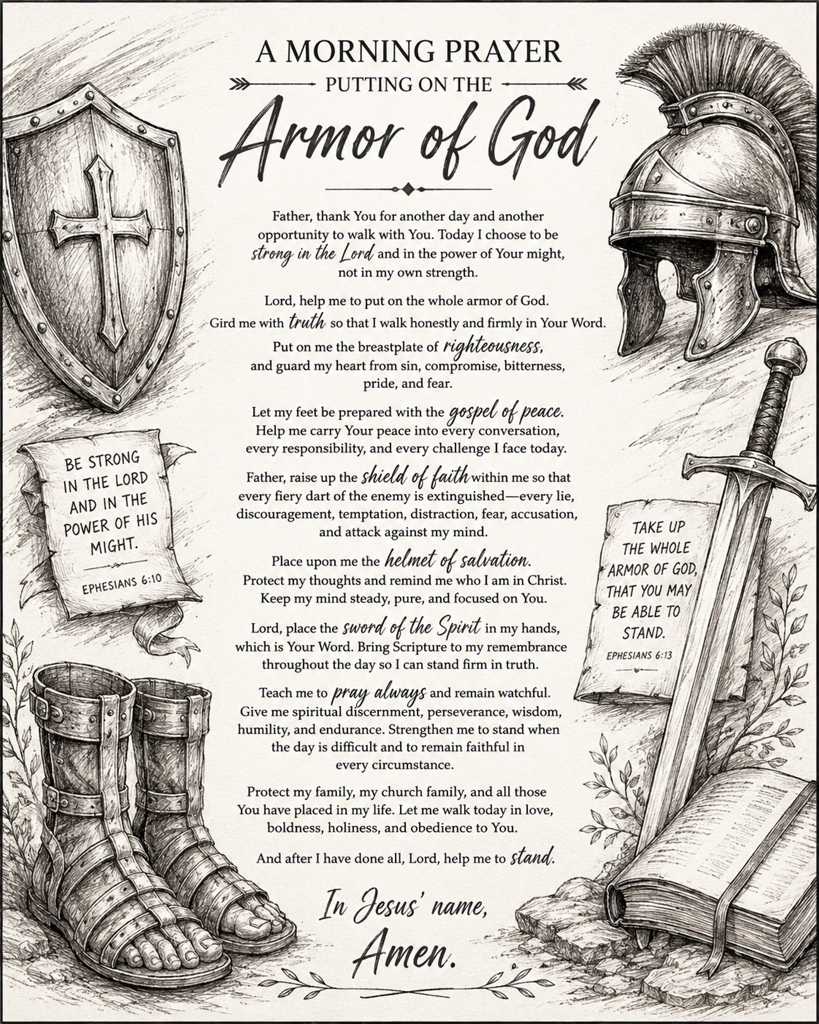 Morning Prayer - Putting on the Armor of God