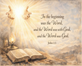 John 1:1 - Christian Wall Art Print